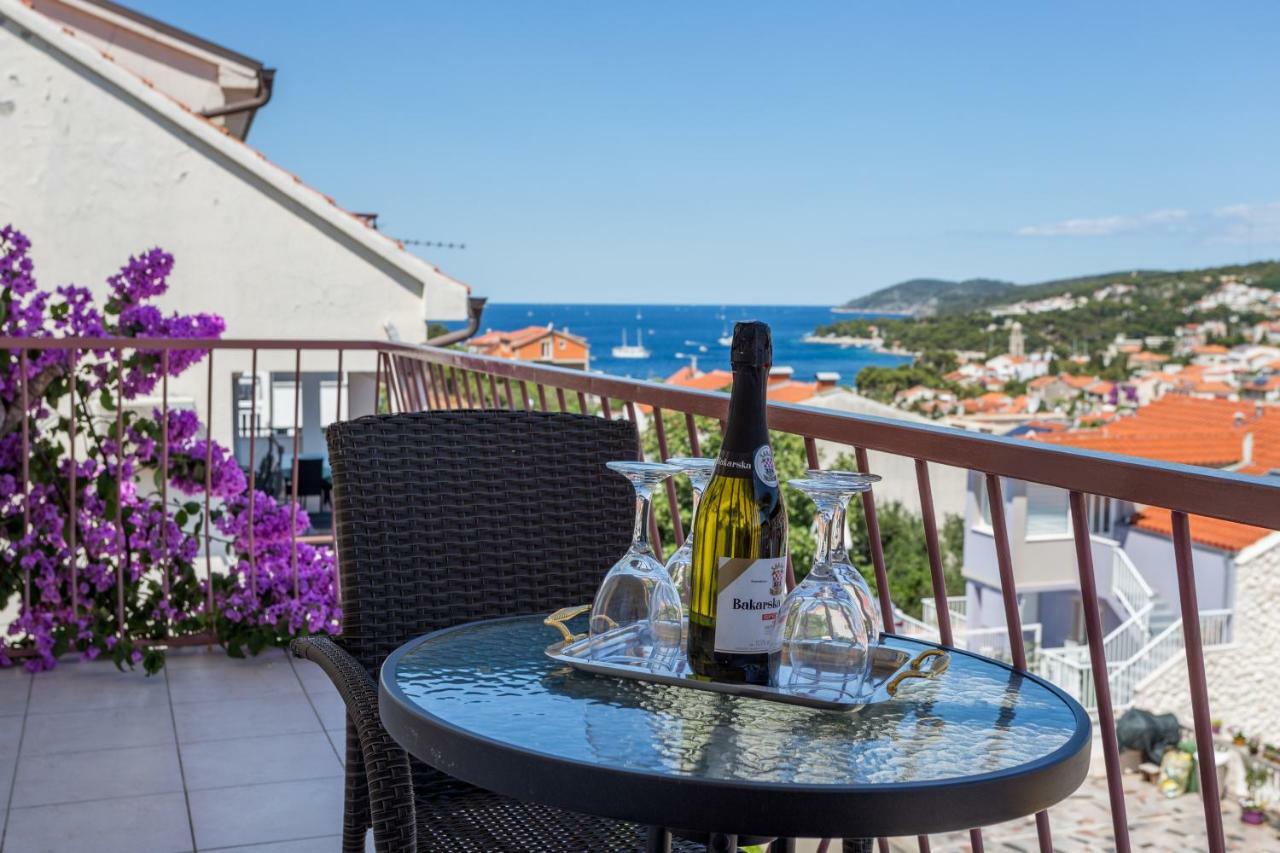Apartments Sanja Хвар Экстерьер фото